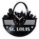 Wall Vinyl Record Clock St. Louis 12" 38-1-1 photo 1