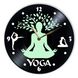 Wall Vinyl Record Clock Yoga 12" UF-Clock-Yoga-1 photo 1