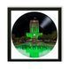 Vinyl Record Decor in a Wooden Frame Houston 14" 27-4-1 photo 1