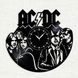 Wall Vinyl Record Clock AC DC 12" Vinyl-Clock-AC DC-4 photo 1