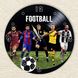 Wall Vinyl Record Clock Football 12" UF-Clock-Football-1 photo 3