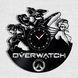 Настінний вініловий годинник Overwatch, діаметр 30см Vinyl-Clock-Overwatch-2 фото
