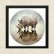 Vinyl Record Decor in a Wooden Frame Rhino 14" 84-4-1 photo 3