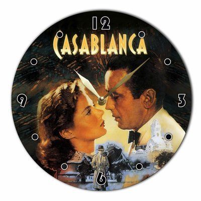 Настінний вініловий годинник Касабланка, діаметр 30см UF-Clock-M-Casablanca-1 фото