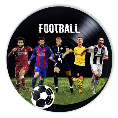 Vinyl Record Decor Football 12" UF-Decor-Football-1 photo