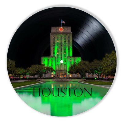 Vinyl Record Decor Houston 12" 27-3-1 photo
