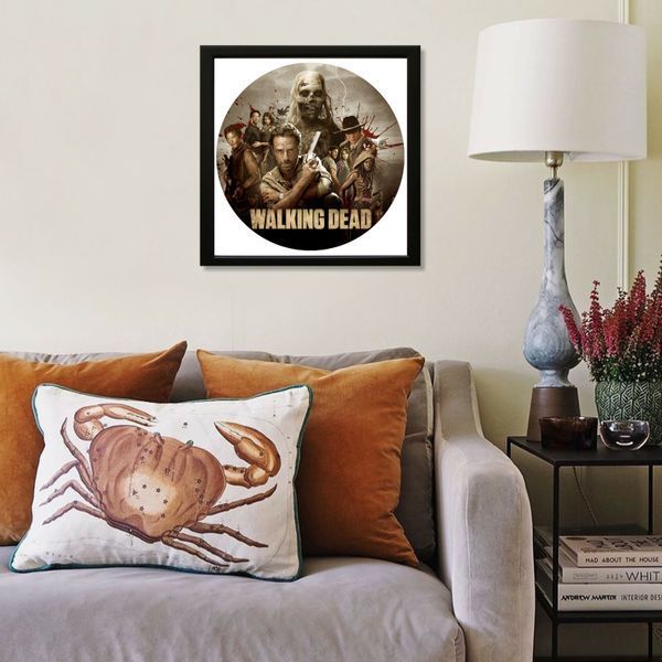 Vinyl Record Decor in a Wooden Frame The Walking Dead 14" 783-4-1 photo