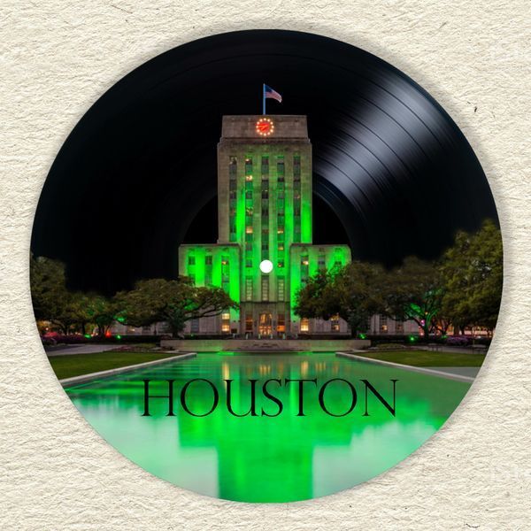 Vinyl Record Decor Houston 12" 27-3-1 photo