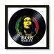 Vinyl Record Decor in a Wooden Frame Bob Marley 14" UF-Frame-Bob Marley-2 photo 1