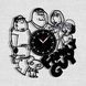 Wall Vinyl Record Clock Family Guy 12" Vinyl-Clock-C-Family Guy-2 photo