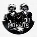 Wall Vinyl Record Clock New England Patriots 12" Vinyl-Clock-New England Patriots-2 photo 1