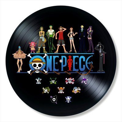 Vinyl Record Decor One Piece Jolly Roger 12" 264-3-1 photo