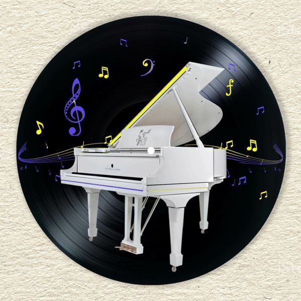 Vinyl Record Decor Piano 12" 591-3-1 photo