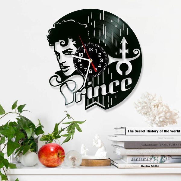 Wall Vinyl Record Clock Prince 12" Vinyl-Clock-Prince-4 photo
