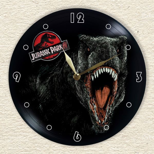 Настінний вініловий годинник Парк юрського періоду, діаметр 30см UF-Clock-M-Jurassic Park-1 фото