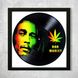 Vinyl Record Decor in a Wooden Frame Bob Marley 14" UF-Frame-Bob Marley-2 photo