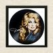 Vinyl Record Decor in a Wooden Frame Dolly Parton 14" UF-Frame-Dolly Parton-3 photo 3