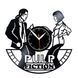 Настінний вініловий годинник Кримінальне чтиво, діаметр 30см Vinyl-Clock-M-Pulp Fiction-3 фото