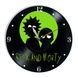 Настінний вініловий годинник Рік та Морті, діаметр 30см UF-Clock-C-Rick and Morty-3 фото