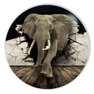 Vinyl Record Decor Elephant 12" UF-Decor-Elephant-2 photo