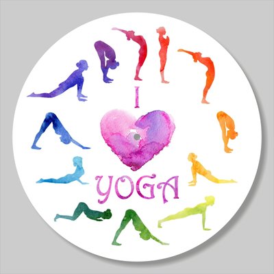 Vinyl Record Decor Yoga 12" UF-Decor-Yoga-2 photo