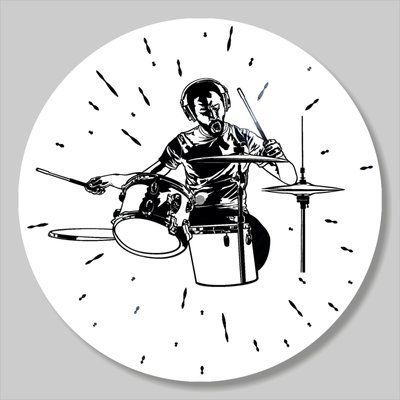Vinyl Record Decor Drums 12" 592-3-1 photo