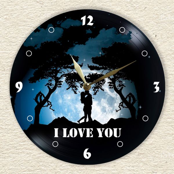 Wall Vinyl Record Clock Love 12" UF-Clock-Love-1 photo