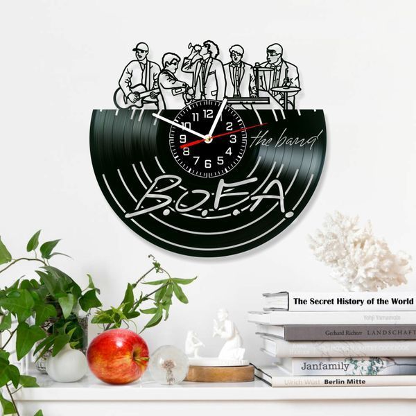Wall Vinyl Record Clock Bofa the Band 12" Vinyl-Clock-Bofa the Band-1 photo
