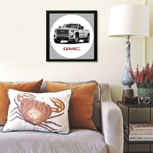 Vinyl Record Decor in a Wooden Frame GMC 14" UF-Frame-GMC-2 photo