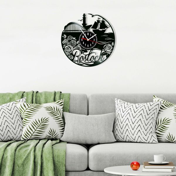 Wall Vinyl Record Clock Rostock 12" Vinyl-Clock-Rostock-1 photo