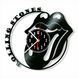 Настінний вініловий годинник The Rolling Stones, діаметр 30см Vinyl-Clock-The Rolling Stones-3 фото 1