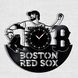 Wall Vinyl Record Clock Boston Red Sox 12" Vinyl-Clock-Boston Red Sox-1 photo 1