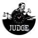 Wall Vinyl Record Clock Judge 12" 102-1-1 photo 1