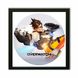 Vinyl Record Decor in a Wooden Frame Overwatch 14" UF-Frame-Overwatch-1 photo 1