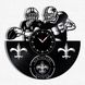 Wall Vinyl Record Clock New Orleans Saints 12" Vinyl-Clock-New Orleans Saints-1 photo 1