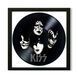 Vinyl Record Decor in a Wooden Frame Kiss 14" 547-4-2 photo