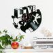 Wall Vinyl Record Clock Love 12" 125-1-3 photo 2