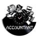 Wall Vinyl Record Clock Accountant 12" Vinyl-Clock-Accountant-1 photo 1