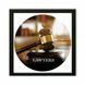 Vinyl Record Decor in a Wooden Frame Lawyer 14" UF-Frame-Lawyer-2 photo