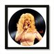 Vinyl Record Decor in a Wooden Frame Dolly Parton 14" UF-Frame-Dolly Parton-3 photo