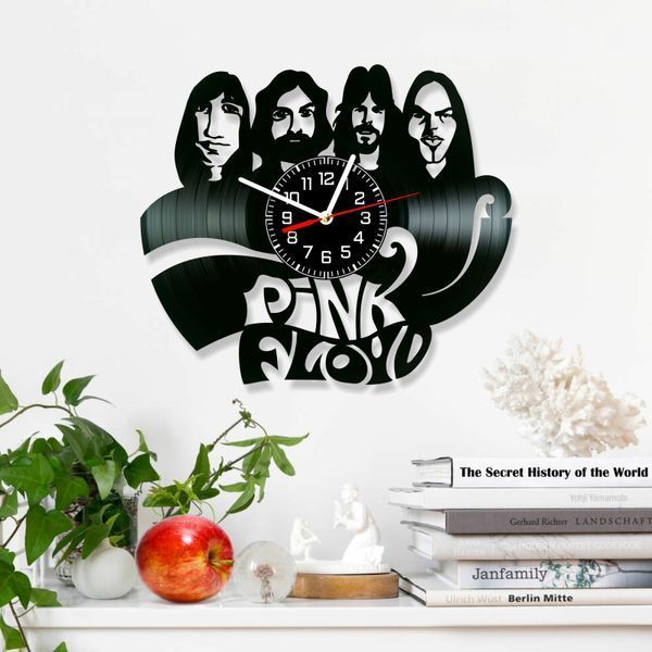 Wall Vinyl Record Clock Pink Floyd 12" Vinyl-Clock-Pink Floyd-5 photo