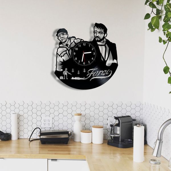Настінний вініловий годинник Фарґо, діаметр 30см Vinyl-Clock-M-Fargo-1 фото