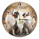 Wall Vinyl Record Clock Australian Shepherds 12" UF-Clock-Australian Shepherds-1 photo 1