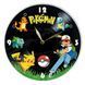 Настінний вініловий годинник Покемон, діаметр 30см UF-Clock-C-Pokemon-2 фото 1