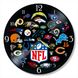 Wall Vinyl Record Clock Amarican football 12" UF-Clock-Amarican football-3 photo