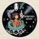 Настінний вініловий годинник Віднесені привидами, діаметр 30см UF-Clock-Spirited Away-2 фото 3