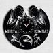 Настінний вініловий годинник Смертельна Битва, діаметр 30см Vinyl-Clock-Mortal Kombat-2 фото 1