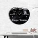 Wall Vinyl Record Clock Cape Town 12" Vinyl-Clock-Cape Town-1 photo 2