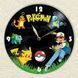 Настінний вініловий годинник Покемон, діаметр 30см UF-Clock-C-Pokemon-2 фото 3