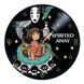 Настінний вініловий годинник Віднесені привидами, діаметр 30см UF-Clock-Spirited Away-2 фото 1